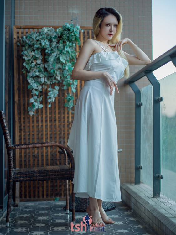 图片[3]-秋和柯基 – NO.94 白色连衣裙 [59P2V-1.49G]-图涩汇
